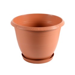 Flower pot D600 with tray
